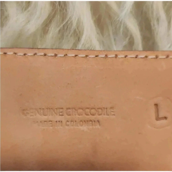 Nancy Gonzalez Alligator Belt Large - Picture 4 of 6